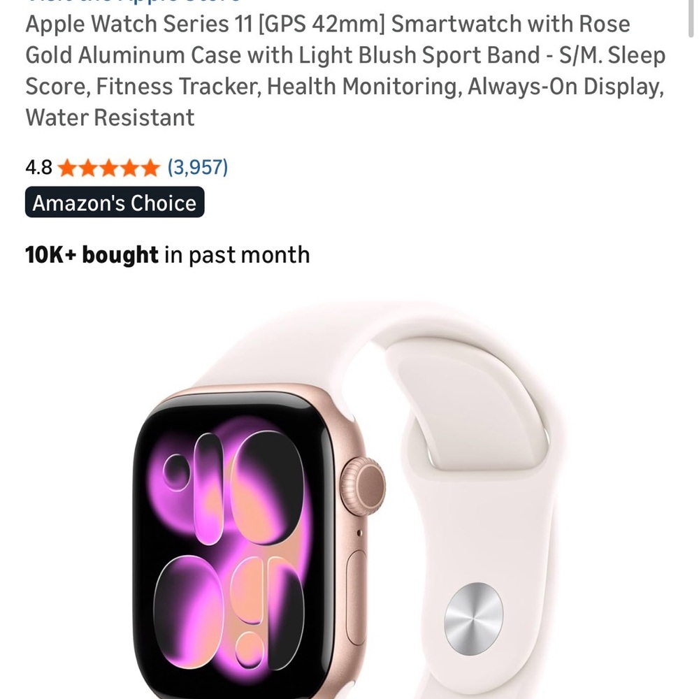 Apple Watch - Series 11 (GPS 42MM)